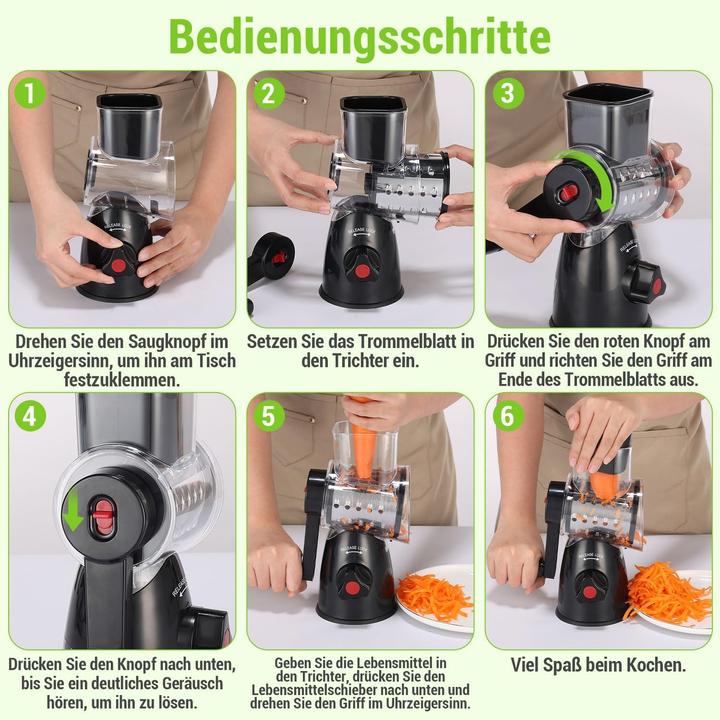 Produktbild Vihoom Käsereibe mit Kurbel