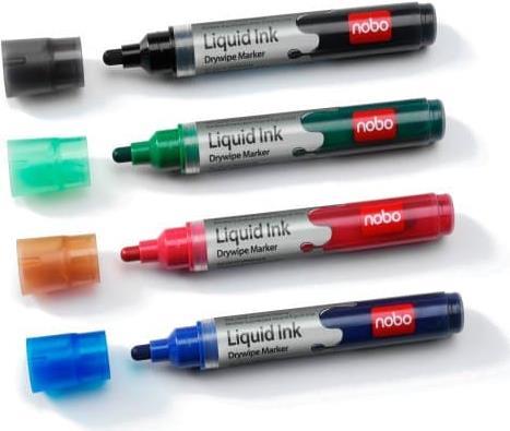 Actual product image Nobo Liquid ink board markers (6x)