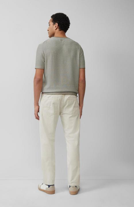 Produktbild s.Oliver Strickpullover Gestreiftes Strick-T-Shirt aus Leinenmix (M)