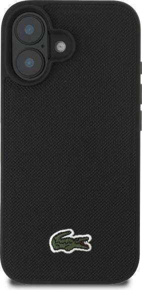 Actual product image Lacoste LCHMP16MPVCK iPhone 16 Plus 6.7" czarny/black hardcase Iconic Petit Pique MagSafe (Apple iPhone 16 Plus)
