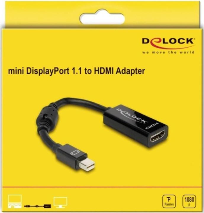 Produktbild Delock Mini-DisplayPort zu (HDMI, 18 cm)