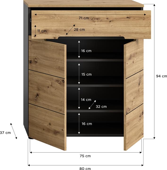 Produktbild Xonox Home Deborah (81 x 94 x 37 cm)