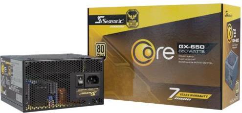 Actual product image Seasonic Core GX-650-V2 650W ATX3.1 black (650 W)