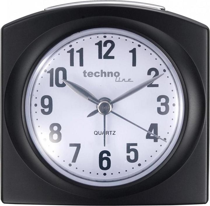 Technoline Klassischer Wecker Modell L Schwarz