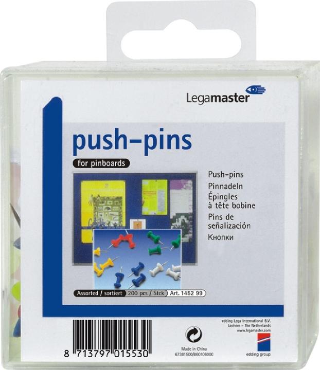 Produktbild Legamaster Pinnadel (200 Stück, 80 mm)