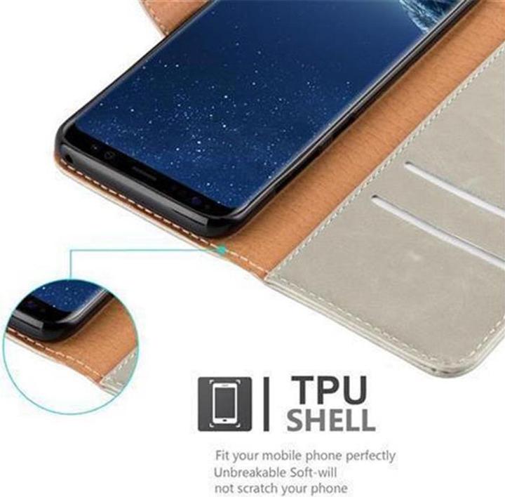 Actual product image Cadorabo Book Luxury Cover (Samsung Galaxy S8)