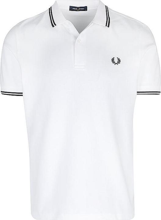 Image du produit Fred Perry Twin Tipped Polo Shirt white (M)