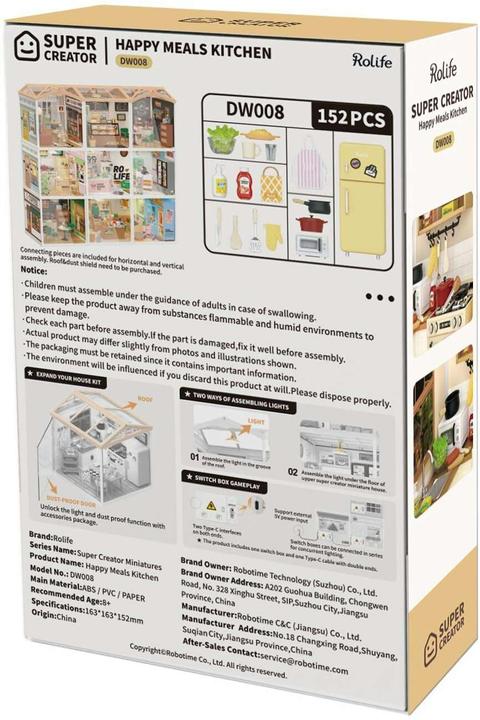 Actual product image Rolife Happy Meals Kitchen - Diorama