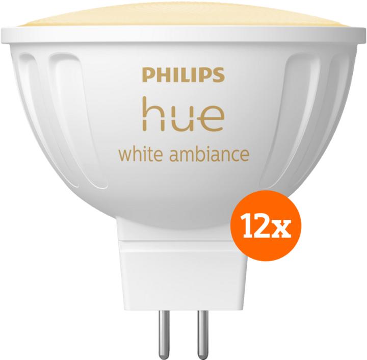 Produktbild Philips Hue Spot White Ambiente MR16 12-Pack (GU5.3, 12x)