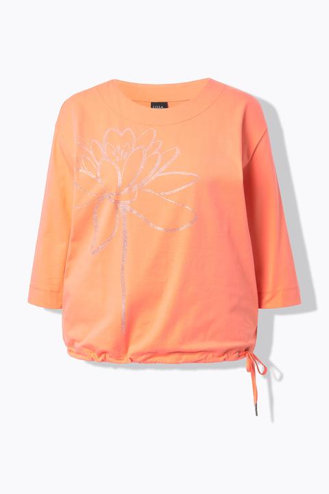 Actual product image Ulla Popken Rhinestone Flower Tee (62)