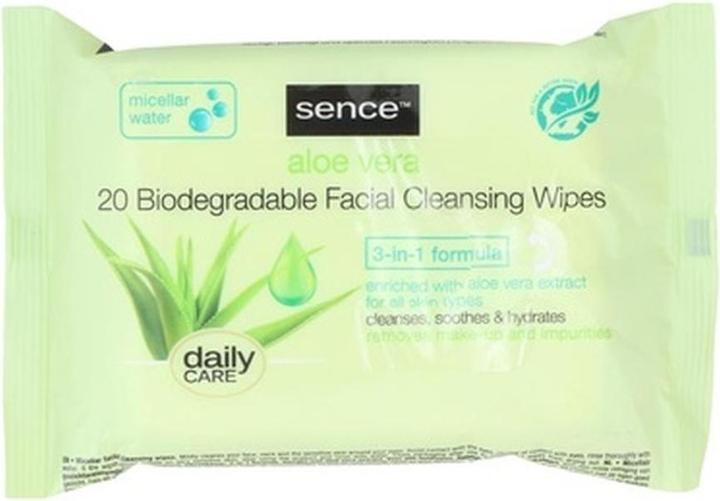 Actual product image Sence Aloe Wipes 20 Count