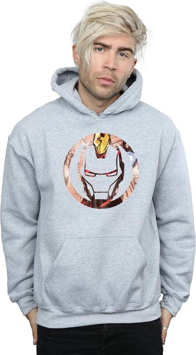 Produktbild Iron Man Montage Symbol Kapuzenpullover (M)