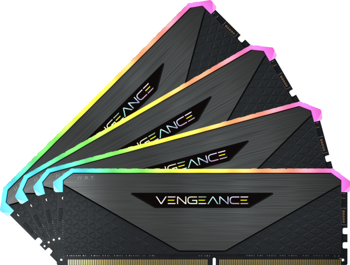 Image du produit Corsair Vengeance RGB RT (4 x 8GB, 3600 MHz, RAM DDR4, DIMM)
