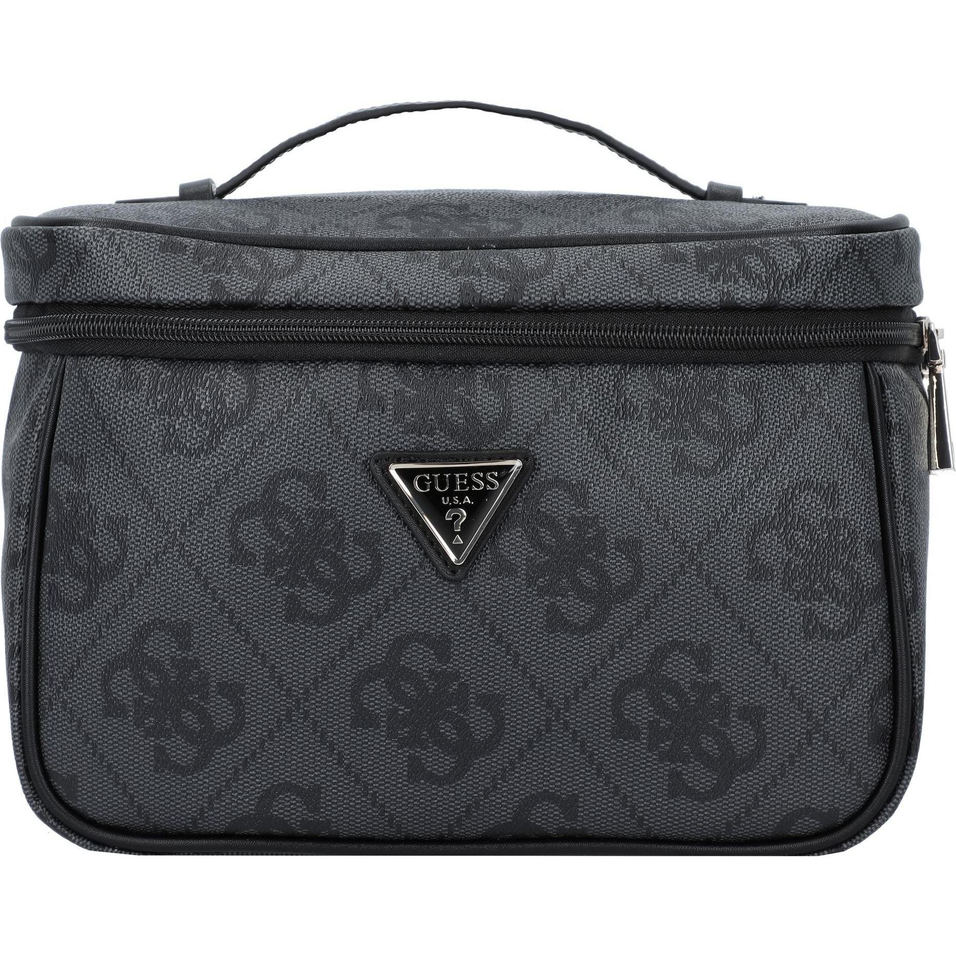 Guess, Necessaire, Berta Kulturbeutel 26 cm, Grau, (5 l)