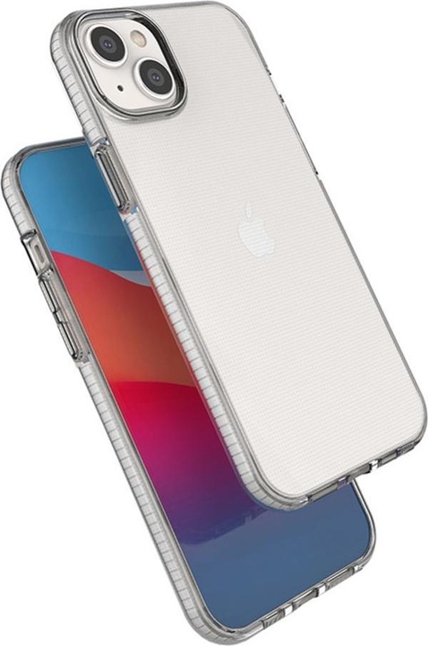 Image du produit Hurtel Spring Case Case pour iPhone 14 Plus étui en silicone avec un cadre noir (Apple iPhone 14 Plus)