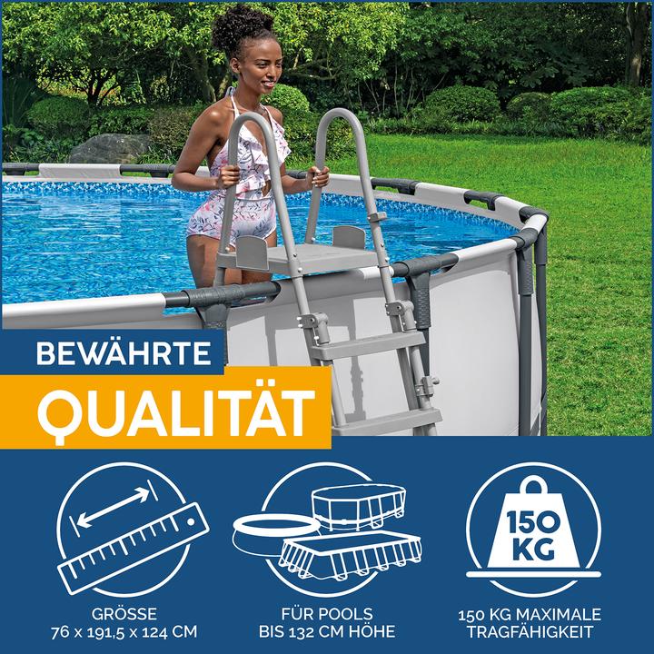 Actual product image Bestway Flip & Lock™ Above Ground Pool Ladder 1.32 m