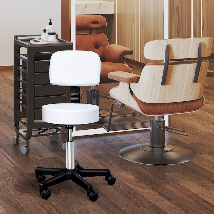 Produktbild Homcom Rollhocker mit Lehne