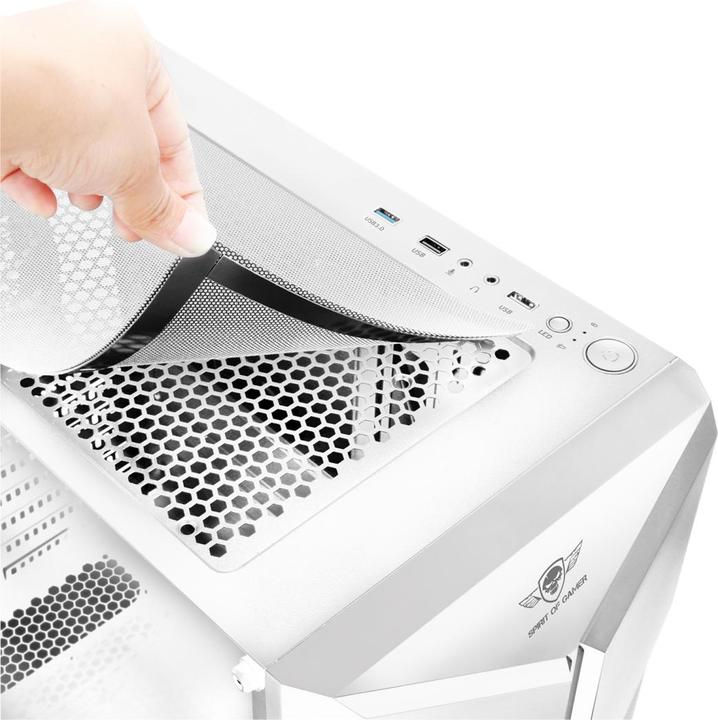 Actual product image Spirit Of Gamer Boitier ATX 8001RAW CLONE 3 ARTIC (ATX, mATX, Mini-ITX)