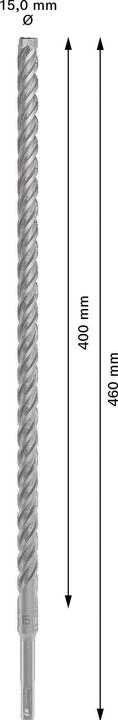 Productafbeelding Bosch Professional Zubehör PRO SDS plus-5X hamerboor, 15 x 400 x 460 mm (15 millimeter)