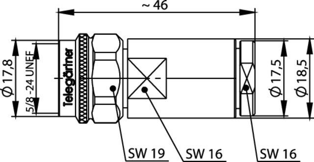 Produktbild Telegärtner N-Kabelstecker