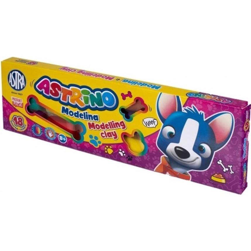 Astra Art Pap ASTRA Art-Pap Polymerton 18 Farben Astrino ASTRA (443335)