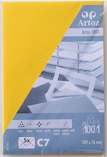 Actual product image Artoz 1001 Envelopes sung. (C7, 5x)