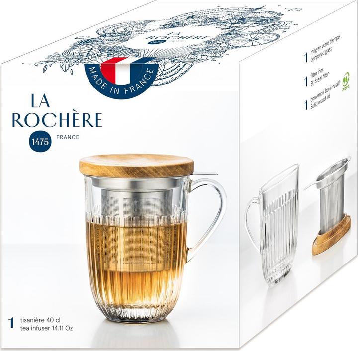 Image du produit La Rochère Verre à thé avec filtre à thé OUESSANT (360000 ml, 1 x)