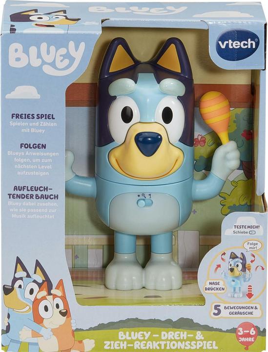 Produktbild VTech Bluey - Dreh- & Zieh-Reaktionsspiel (Deutsch, 3 - 6 Jahre)