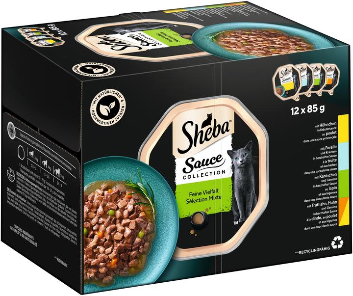 Produktbild Sheba Herzhafte Komposition (12 Stk., 1020 g)