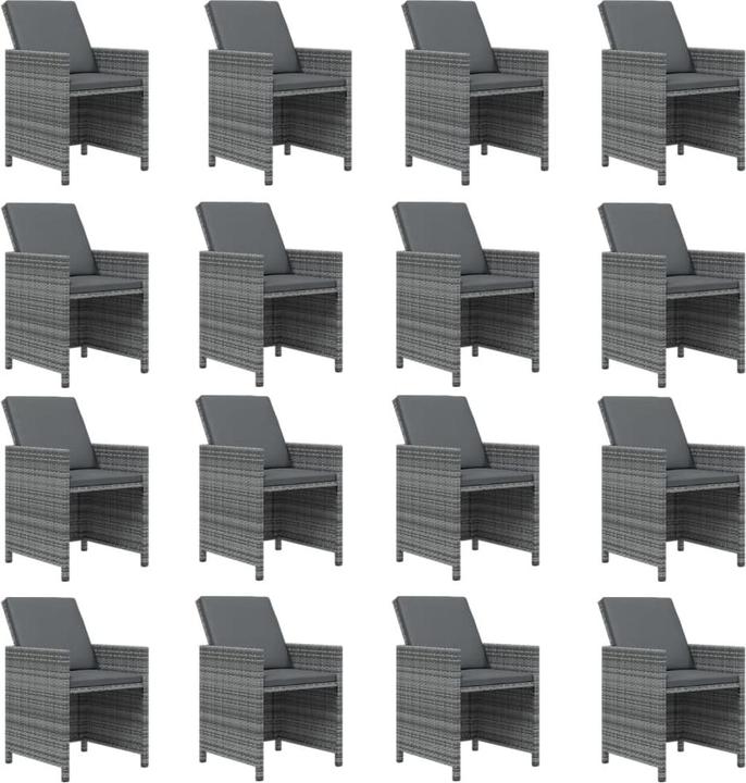 Produktbild vidaXL Garten Essgruppe (331 x 107 x 74 cm)