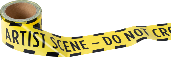 Actual product image Molotow Barrier tape Artist Barrier Tape 50mx75mm yellow/black