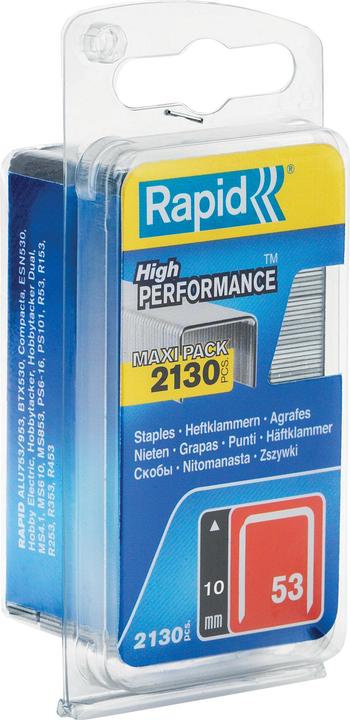 Immagine prodotto Rapid Tipo 53 Pinza per fili sottili da 10 mm (2000x)