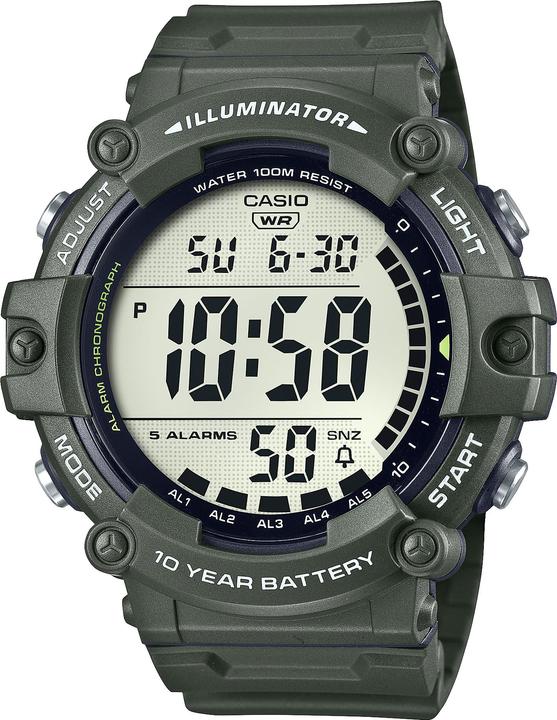 Actual product image Casio AE-1500WHX-3AVDF Clock + BOX (Sports watch, Digital watch, 51.30 mm)