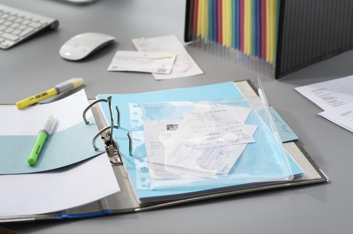 Productafbeelding Veloflex 10 documenthoezen Crystal DIN A5 transparant generfd (A5, 10 Pcs.)