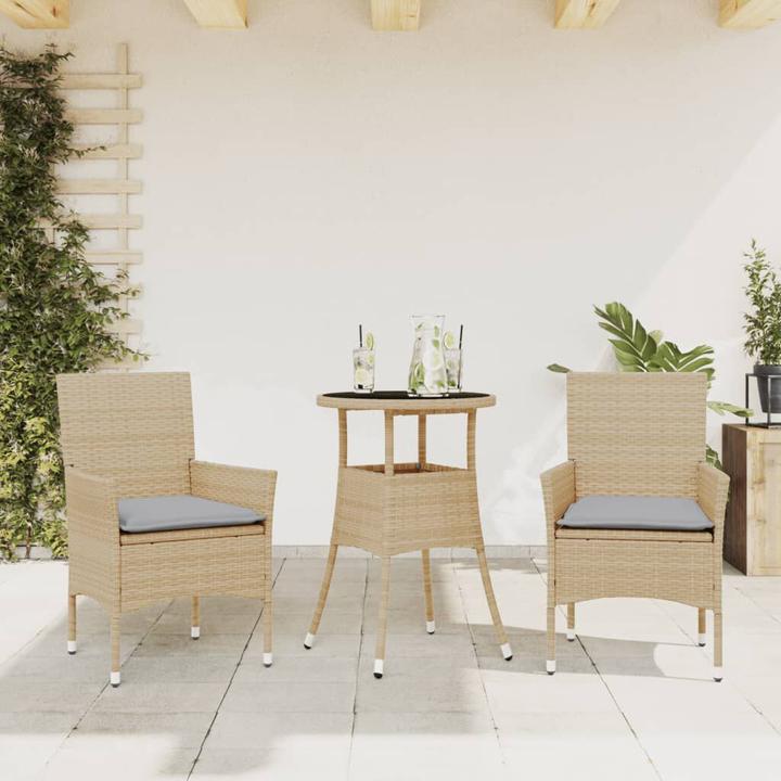 Produktbild vidaXL Garten Essgruppe (60 x 60 x 75 cm)