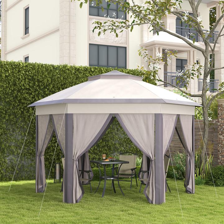 Actual product image Outsunny Folding pavilion with carrier bag (405 cm, 405 cm)