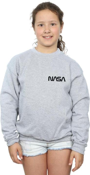 Produktbild Nasa Modern Logo Chest Sweatshirt Mädchen (116)