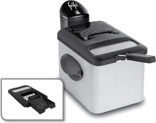Actual product image Frifri 1905 Duofil (gray), deep fryer