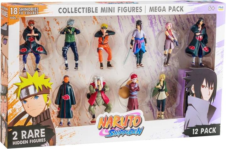 Actual product image Pmi Kids World Naruto Shippuden Figures -12 Pack Deluxe Edition Ver. A