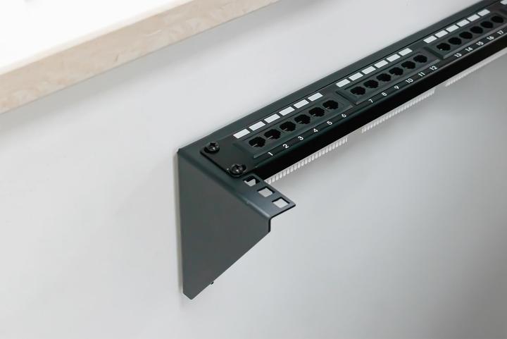 Produktbild Digitus 2HE Wandmontagerahmen, vertikal 105 x 504 x 151 mm, schwarz