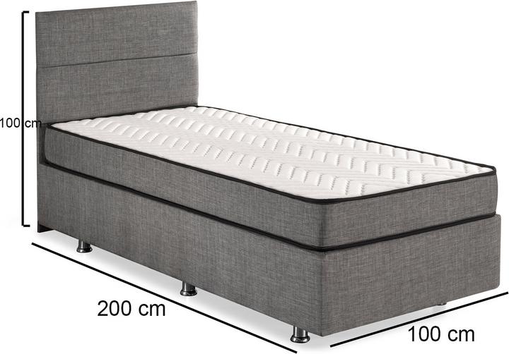 Actual product image Homitis Cal (Spring core, 100 x 200 cm)