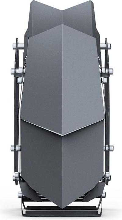 Actual product image Jonsbo MOD3 Mini Micro-ATX Tower Showcase, tempered glass - grey (mATX, Mini-ITX)