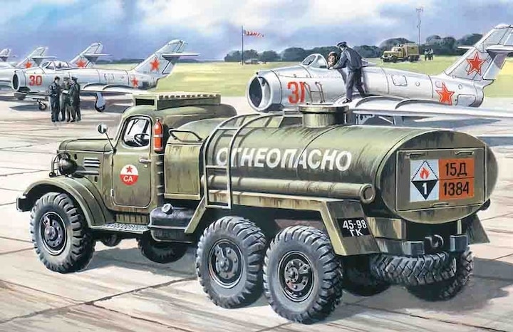 Actual product image ICM Russian Military Truck Zil-157 Tank Truck