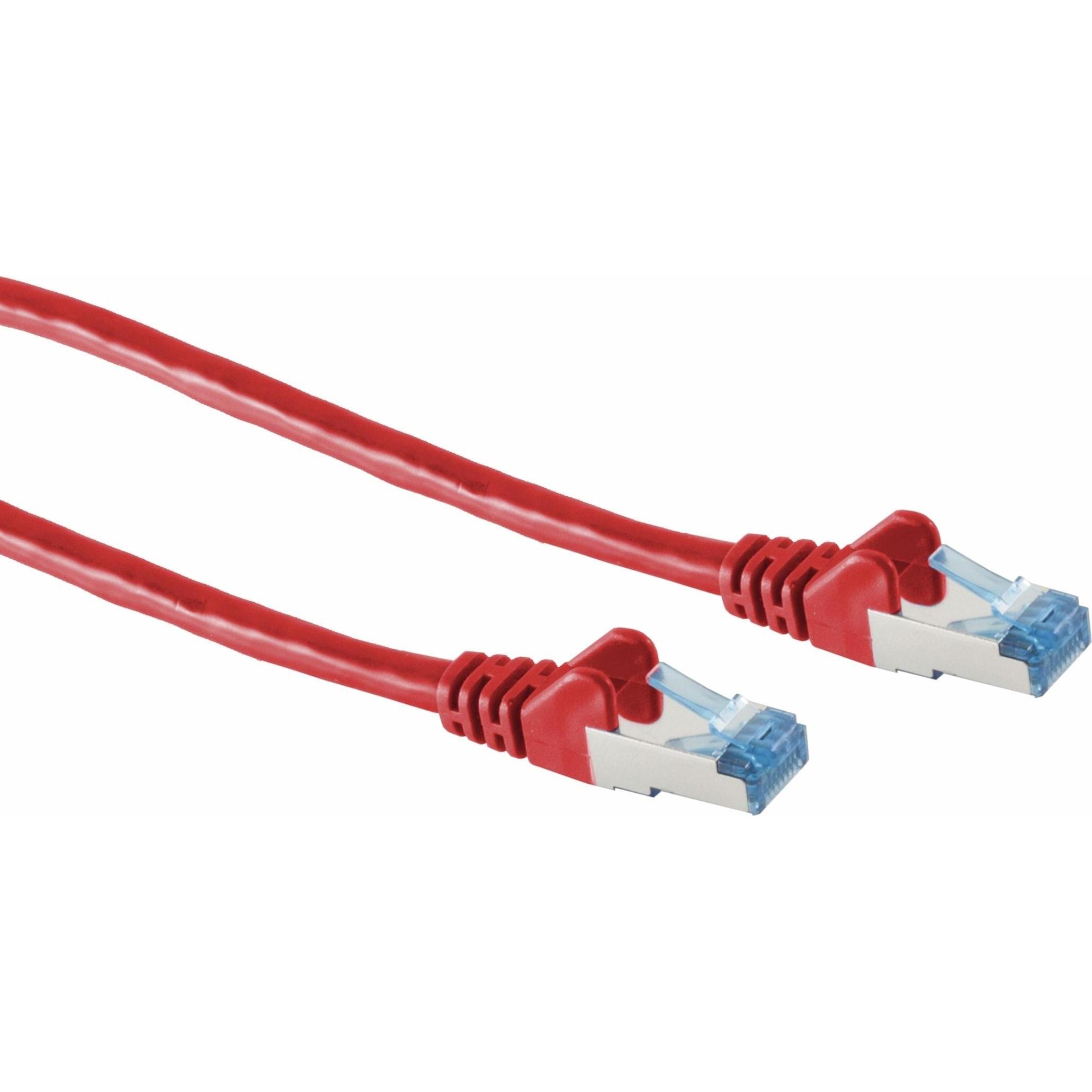 Shiverpeaks S/CONN maximum connectivity Netzwerkkabel-Patchkabel, cat 6A, S/FTP, PIMF, rot, 15,0m (S/FTP, CAT6a, 15 m), ...