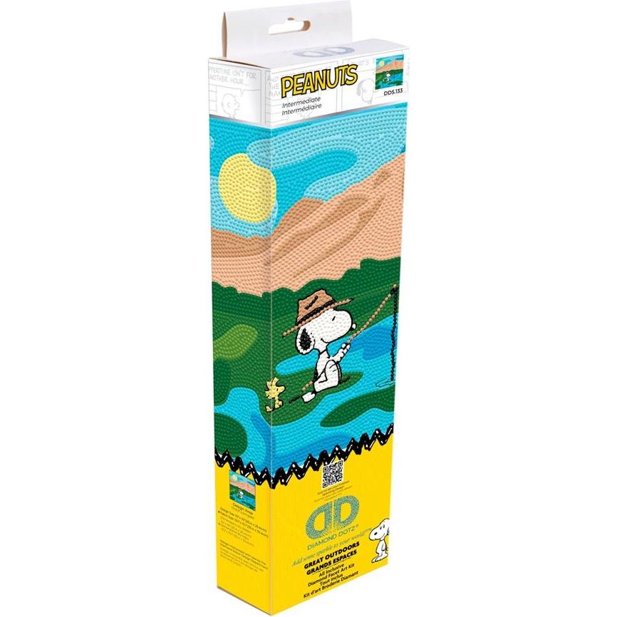 Diamond Dotz Diamond Painiting Snoopy am Angeln