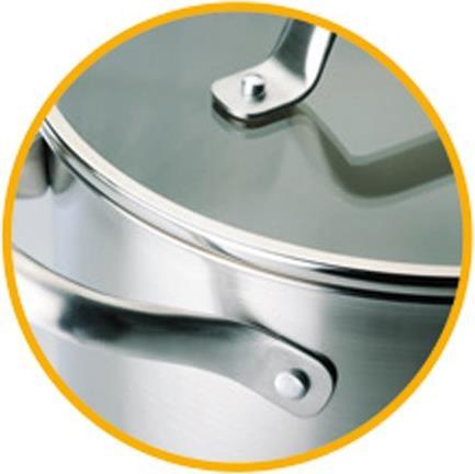 Image du produit Tefal Héros (20 cm, Cocotte + faitout, Casserole, Acier inoxydable)