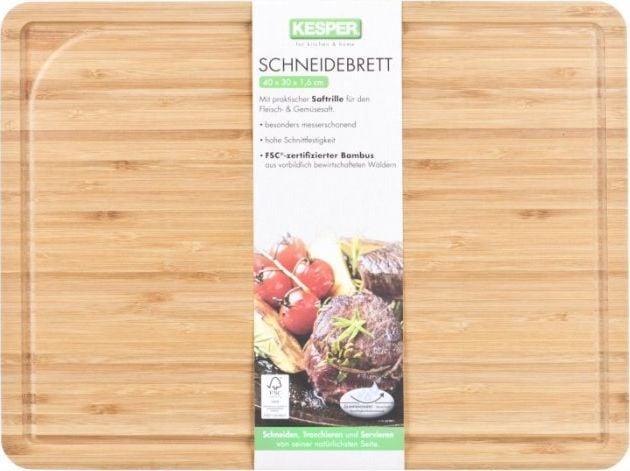 Actual product image Kesper Bamboo chopping board