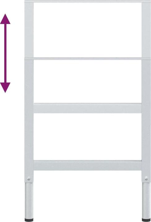 Produktbild vidaXL Metallrahmen