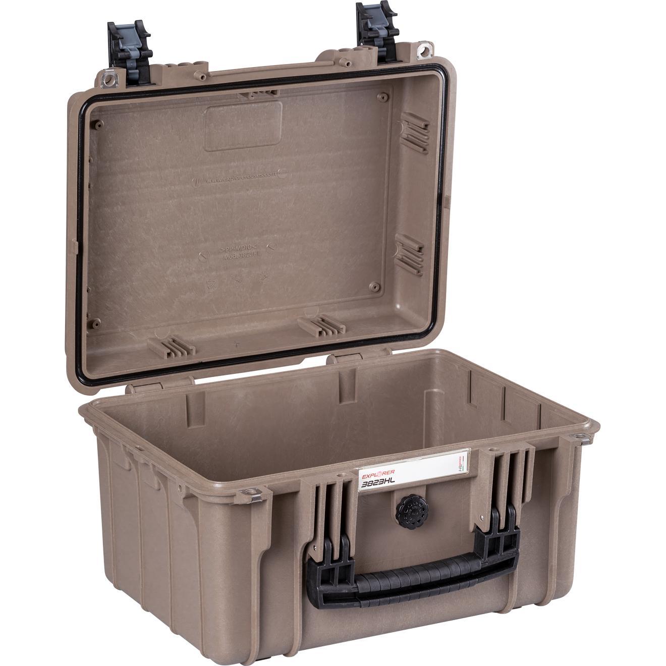 Thumbnail - Explorer Cases Outdoor Koffer 3823HL.D E desert tan empty (B x H x T) 38 x 27 (Kamera Beutel, 23.60 l), Kameratasche, Be...