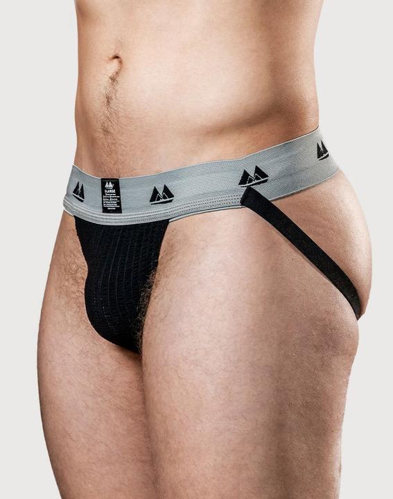 Produktbild alpina Jockstrap - Schwarz (5 cm / 2 Zoll) (M)